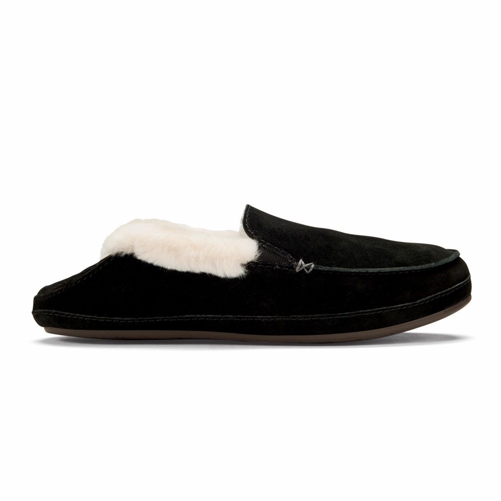 Olukai Women's Ku Una Slipper - Black US279-354